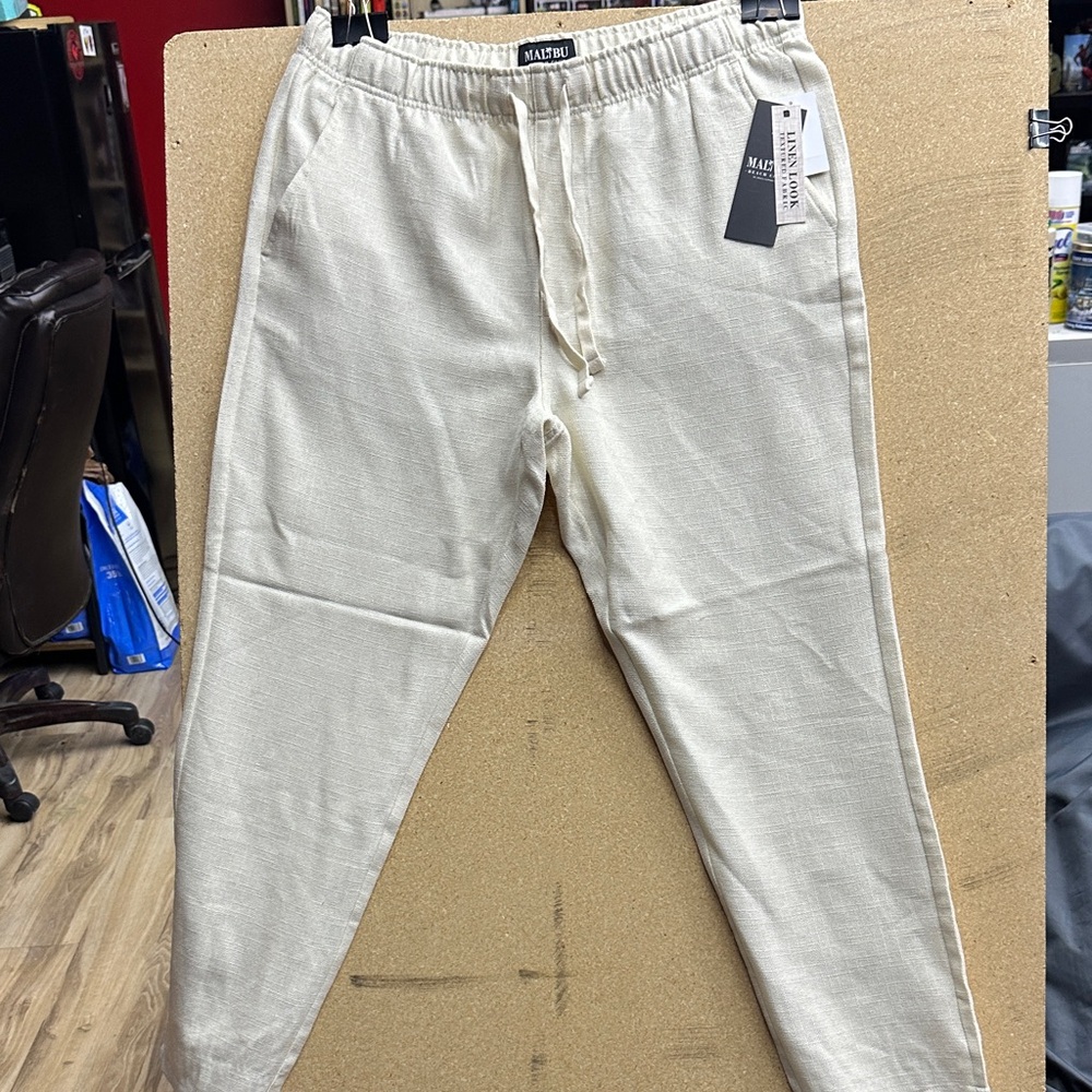 Max Studio Men's Cream Sweatpants